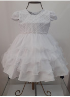 VESTIDO BATIZADO BRANCO TAM. 2 , 3