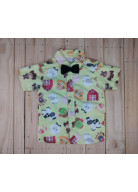 CAMISA FAZENDINHA  COM GRAVATA TAM. PP E G